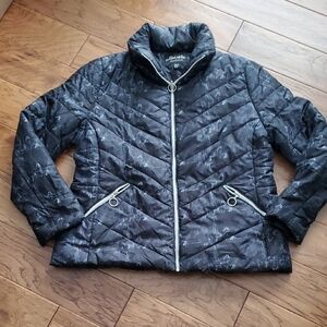 Outdoor Edition by Parkhurst Zip Puff Jacket with Hidden Hood Size XL